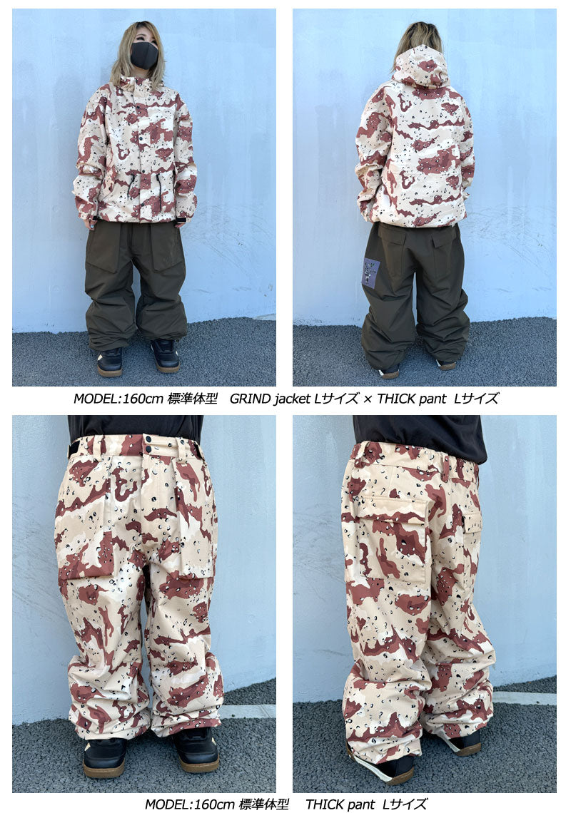 24-25 NOMADIK/ノマディック THICK pant メンズ レディース 防水パンツ