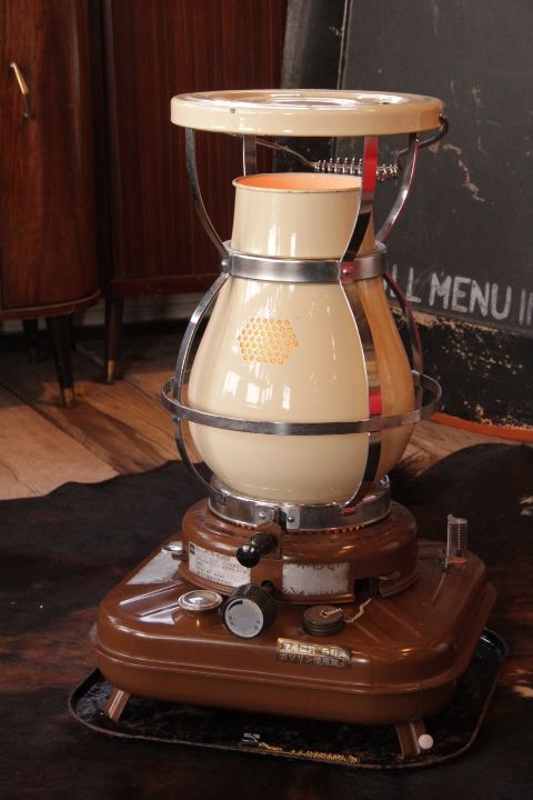 昭和レトロ 東京芝浦電気株式会社 電氣ストーブ 古道具 丸型 古道具市