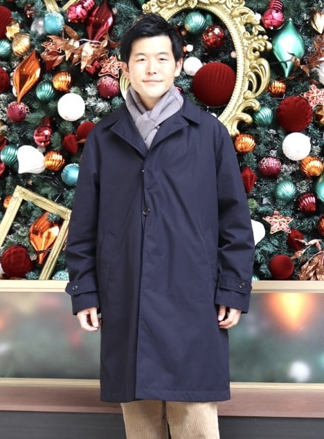 別注 ステンカラー コート【THE NORTH FACE PURPLE LABEL × BEAMS