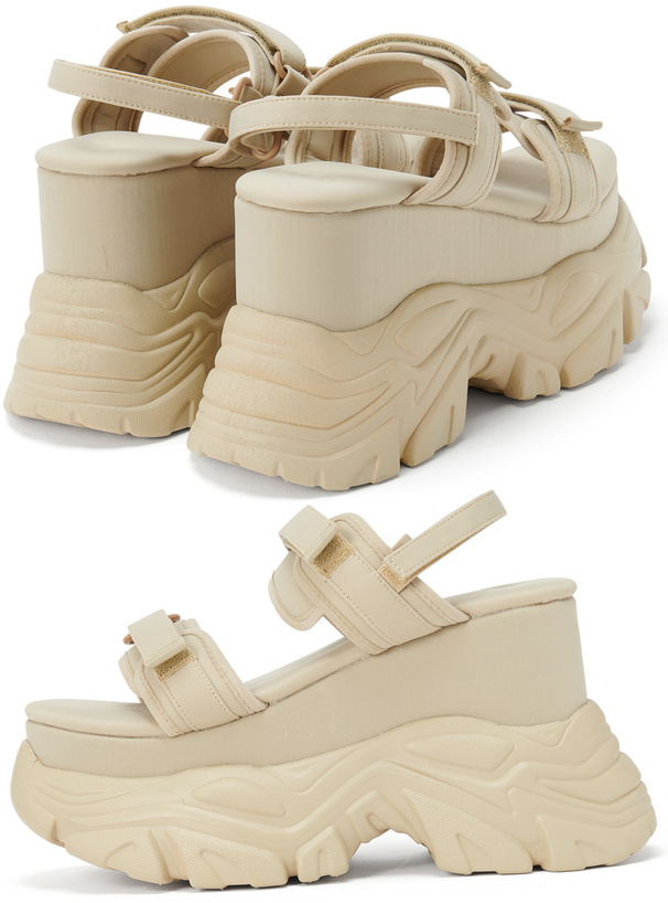 ダブルベルト厚底スポーツサンダル[zr1146] | レディースファッション