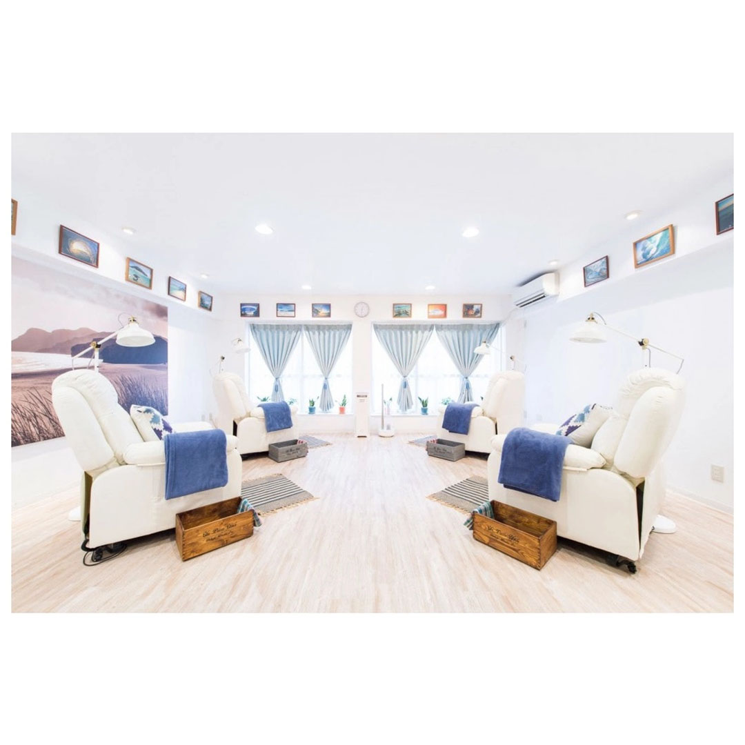 電動ラウンジチェア SHIFFON Jr(ホワイト)｜まつげエクステ商材の松風