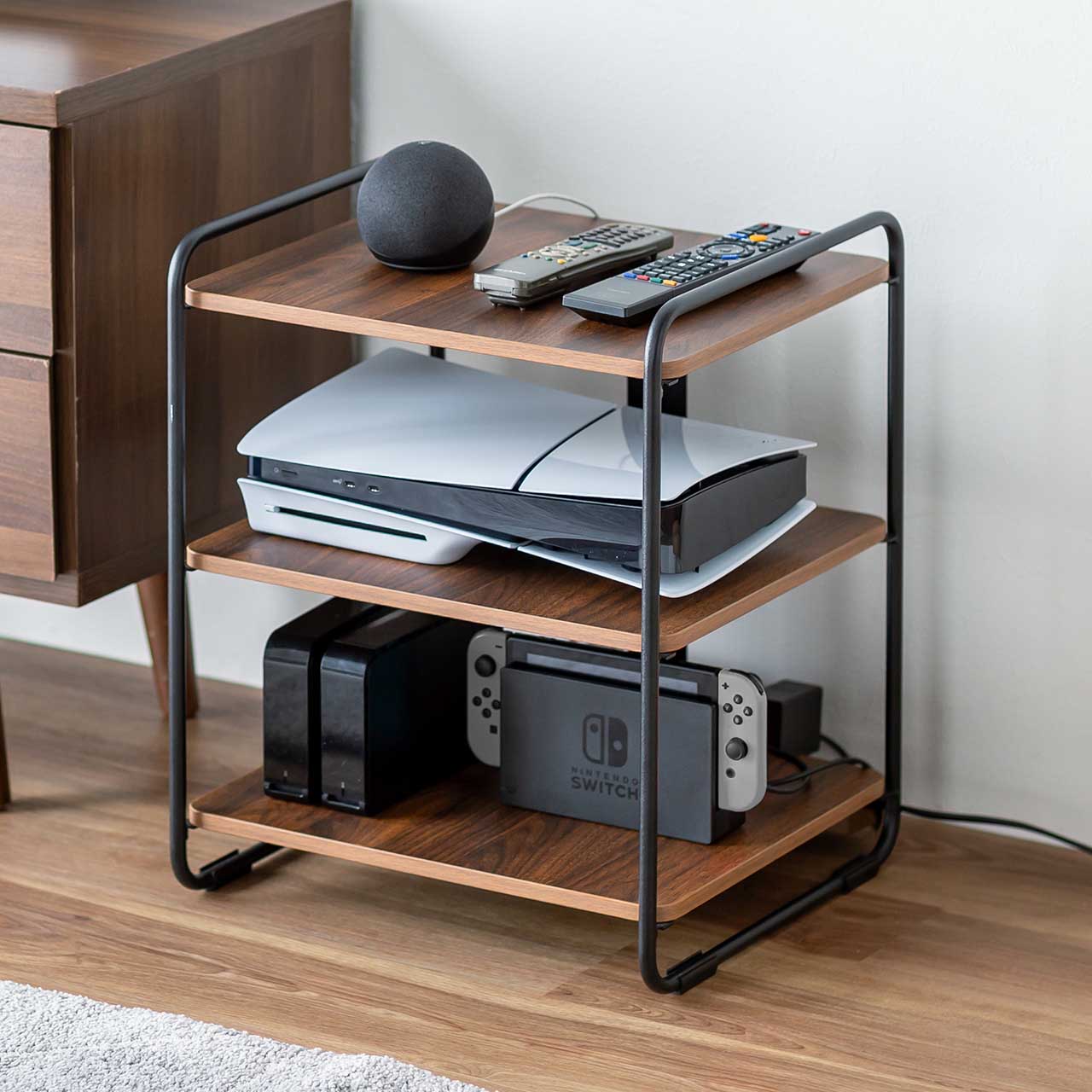 kousaten AV機器用ラック 2段 ハンドメイド 木工 木製 kousaten AV機器