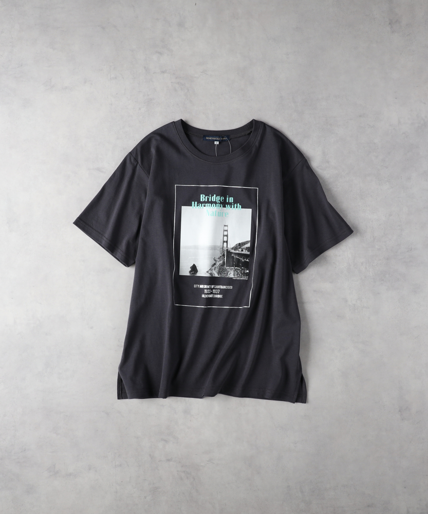 フォトグラフィックTシャツ(M オフシロ＊01): トップス｜Right-on公式