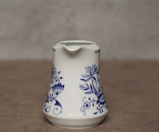 台湾 チェコスロバキア ボヘミアブルーオニオン シュガー缶 ミルク