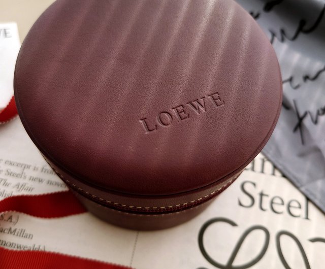 香港 未使用品 LOEWE ダークレッド ジュエリーボックス ジュエリー