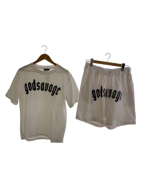 god savage(ゴッドサヴェージ) / セットアップ/L/コットン/WHT