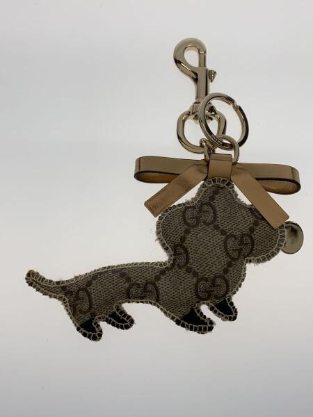 GUCCI(グッチ) / グッチョリ/ダックスフンドキーホルダー/BEG/総柄