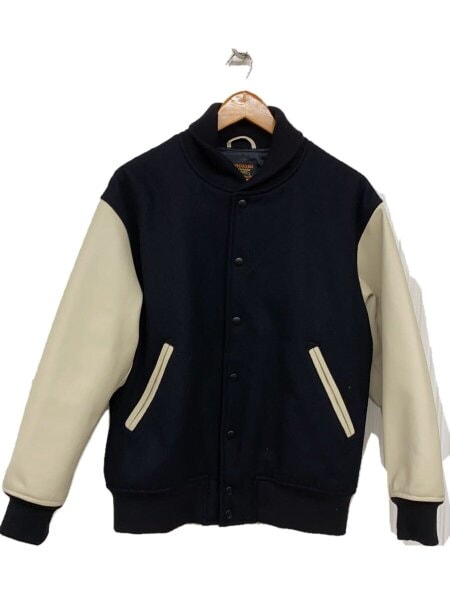 SKOOKUM(スクーカム) / スタジャン/M/ウール/BLK/21-011-464-0130-3-0