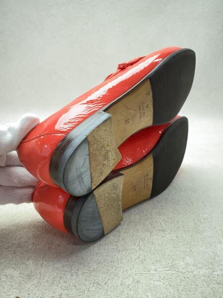 GUCCI(グッチ) / ホースビットローファー/37/RED/パテントレザー/60