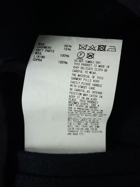 kolor(カラー) / 20AW/ウールカシミヤステンカラーコート/サイズ：1