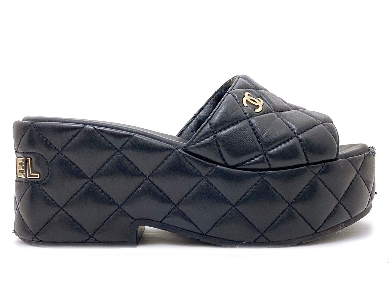 シャネル/マトラッセ 厚底サンダル 【SALE】 – セレブブランド