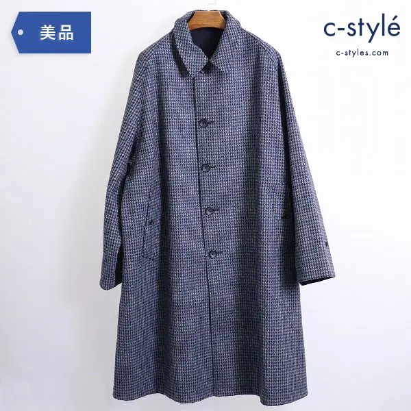 ANATOMICA アナトミカ リバーシブル シングル ラグラン コート size52