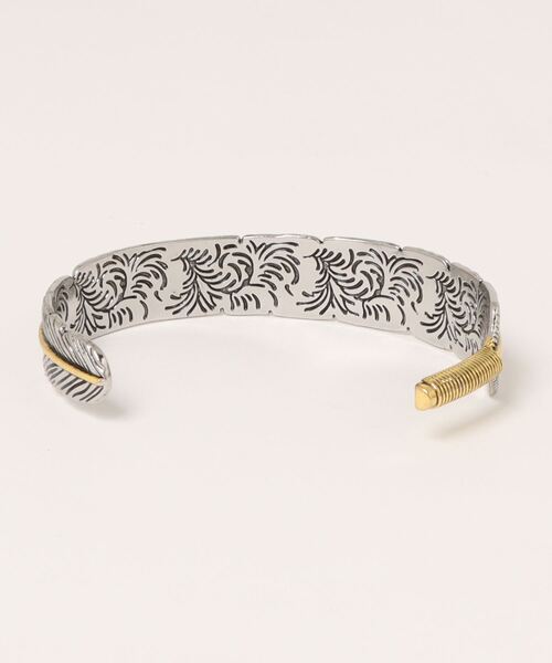 セール】ネイティブ調 フェザー シルバー バングル（バングル/リスト