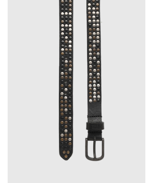 DIESEL（ディーゼル）の「メンズ スタッズ レザーベルト（ベルト