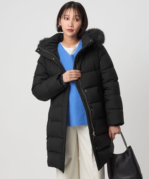 セール】フード ロング ダウン（ダウンジャケット/コート）｜green