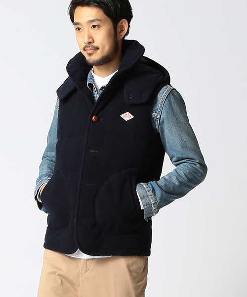 DANTON（ダントン）の「◇DANTON×BEAMS / 別注 フード ダウン ベスト