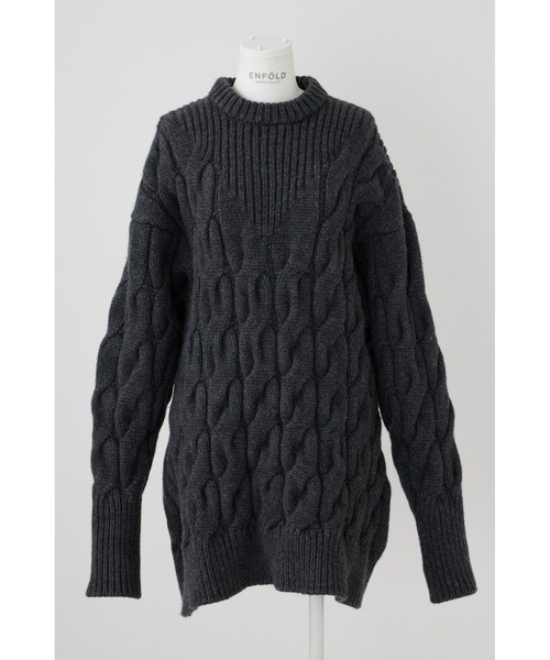 ENFOLD（エンフォルド）の「ケーブル Vase P.O（ニット/セーター