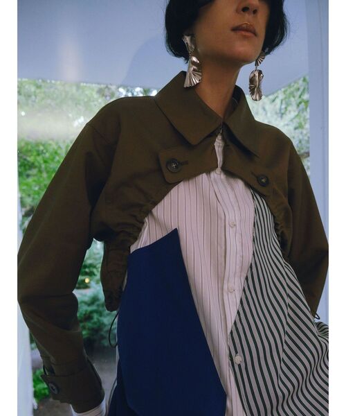 UN3D.（アンスリード）の「トレンチショートブルゾン（ブルゾン）」 - WEAR