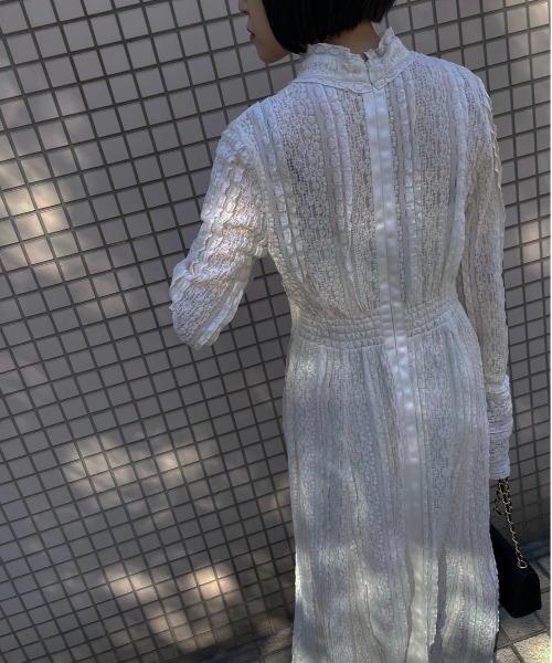 Ameri（アメリ）の「VINTAGE LIKE LACE DRESS（ワンピース）」 - WEAR