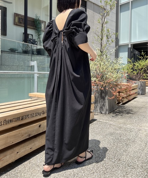 A part by（アパートバイ）の「バックシャンワンピース（ワンピース