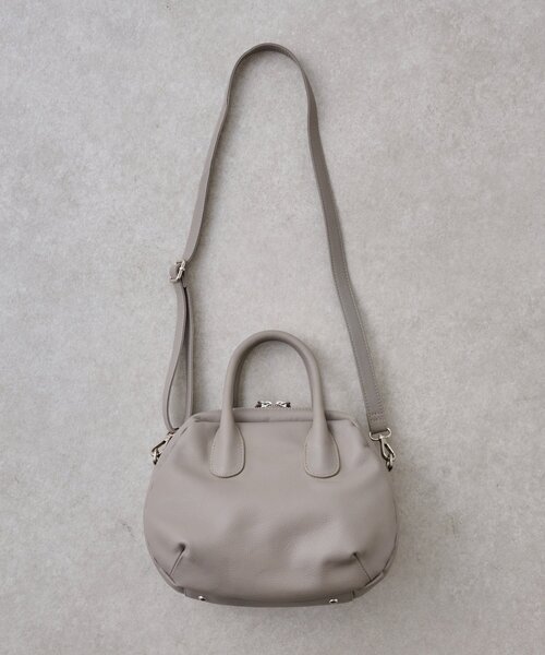 本革》ラウンドミニボストンバック（ボストンバッグ）｜BEARDSLEY