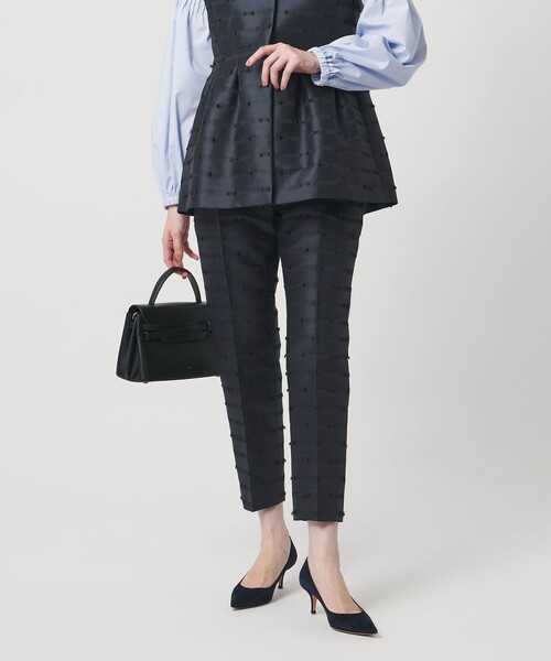 リボン カットジャガード パンツ（スラックス）｜UNITED ARROWS