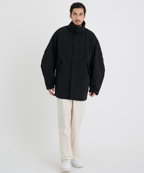 ATON/エイトン】TECHNO COTTON PADDED SHORT MODS/テクノコットン