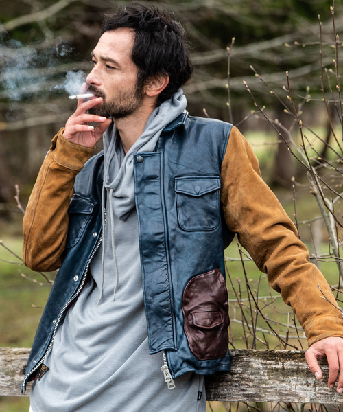 glamb（グラム）の「Rosso riders / ロッソライダースジャケット