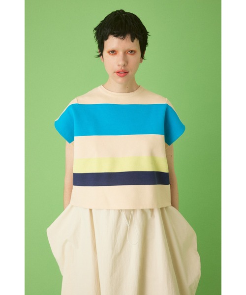 HeRIN.CYE（ヘリンドットサイ）の「Multi border tops マルチボーダー