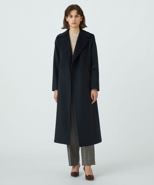 スーパーカシミヤ ベルテッドコート（その他アウター）｜TOMORROWLAND