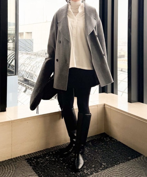 evernavy（エバーネイビー）の「【新色追加】ウールリバーPコート