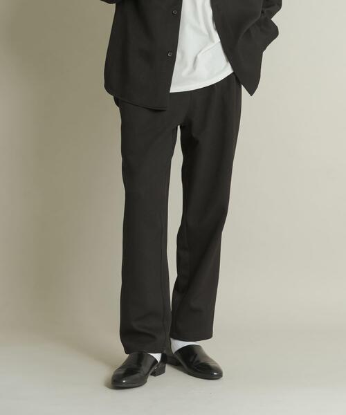 セール】ウールライクダブルタックテーパードパンツ（その他パンツ