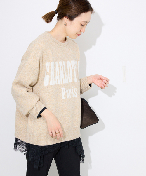 CHARLOTTE ロゴニット（ニット/セーター）｜SLOBE IENA