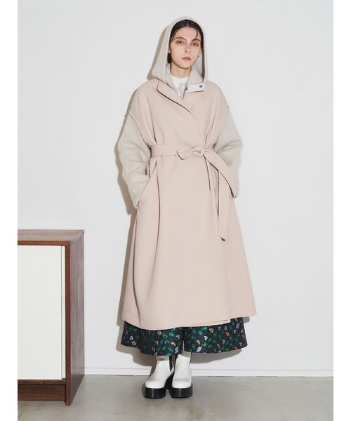 ELENDEEK（エレンディーク）の「トリプルクロスロングジレ（ノーカラー