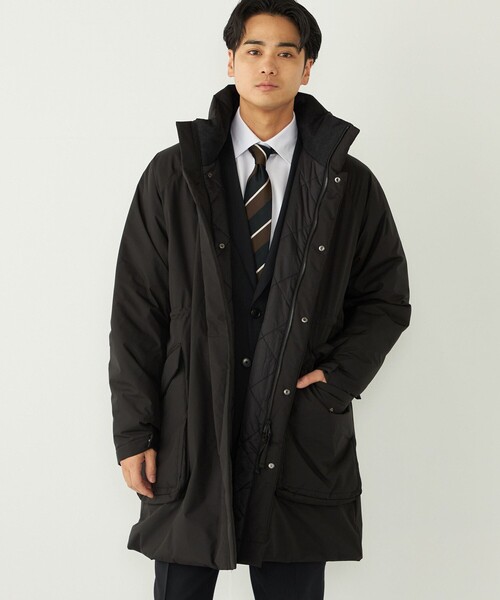 セール】SHIPS Colors:〈撥水・防風〉中綿 モッズコート（モッズコート