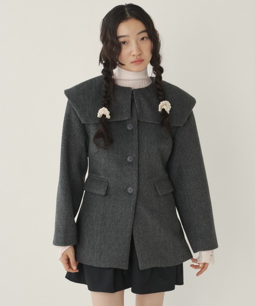 GIUNON（ジウノン）の「big collar coat / ビッグカラーコート（その他