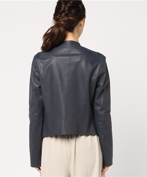 Rawtus（ロータス）の「Rawtus ゴートレザージャケット◇（ノーカラー