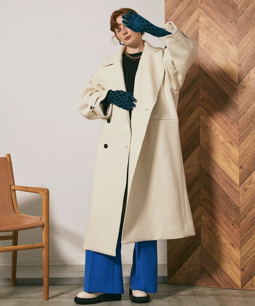 Super140 Melton Over Coat/スーパー140メルトンオーバーコート