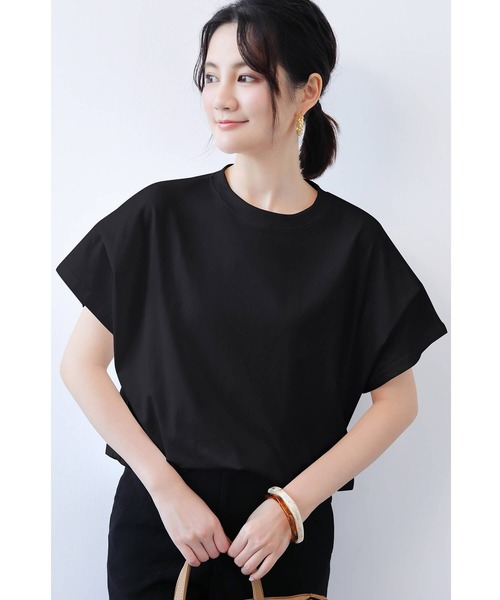 セール】トップス Tシャツ レディース ボーダー 袖あり 半袖 ゆったり