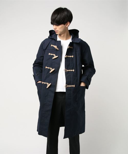 MHL.（エムエイチエル）の「WASHED WAXED COTTON（ダッフルコート