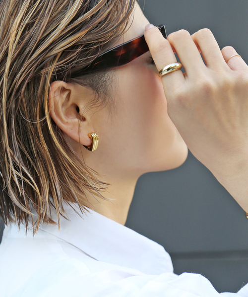 LAVER（ラバー）の「【LAVER/ラバー】HEART ピアス GOLD（両耳