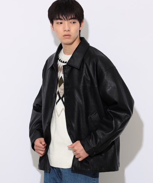 BEAMS HEART（ビームスハート）の「フェイクレザー カーコート