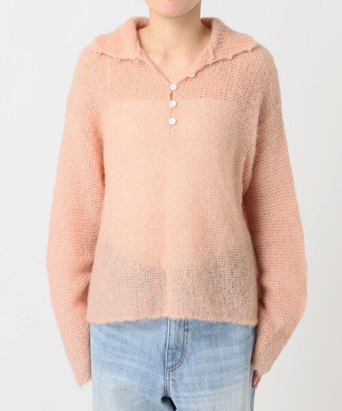 追加》ALPACA MIX BUTTON ニット 3（ニット/セーター）｜Plage