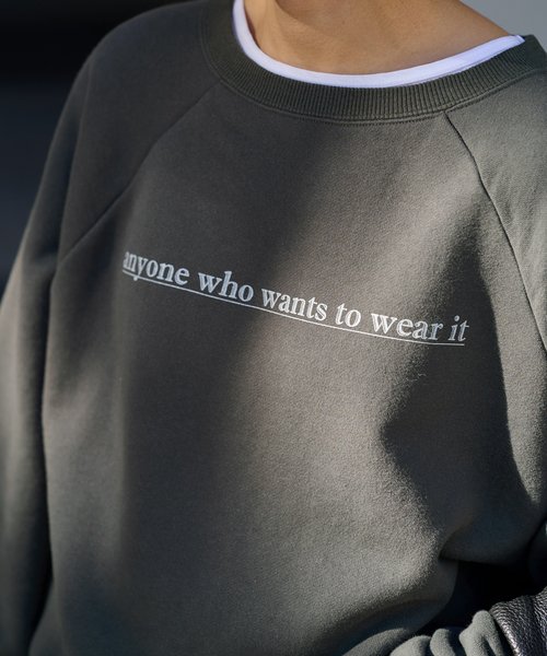 セール】【haru×FRAMeWORK】ロゴスエット（スウェット）｜FRAMeWORK