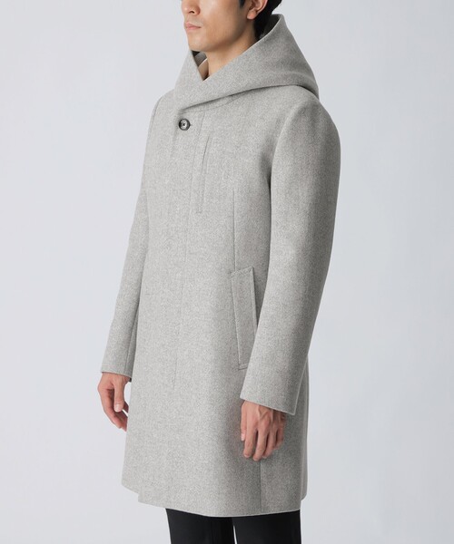 EPOCA UOMO（エポカウォモ）の「フーデットコート（ステンカラーコート