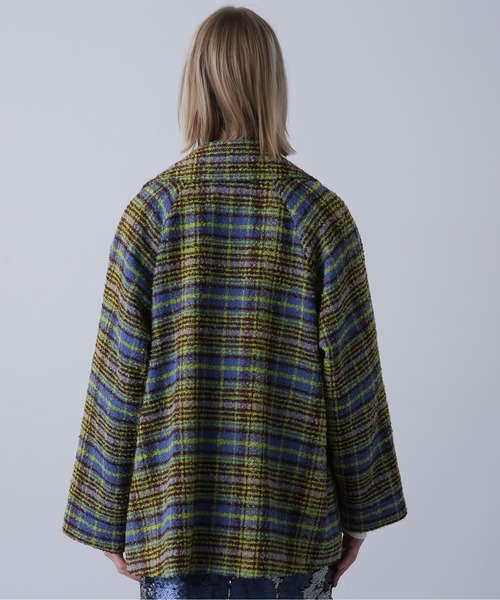 ROSE BUD（ローズバッド）の「シャギーチェックコート（その他アウター