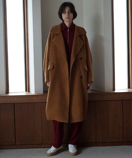 セール】【CLANE/クラネ】SHORT SHAGGY COCOON OVER COAT/ショート