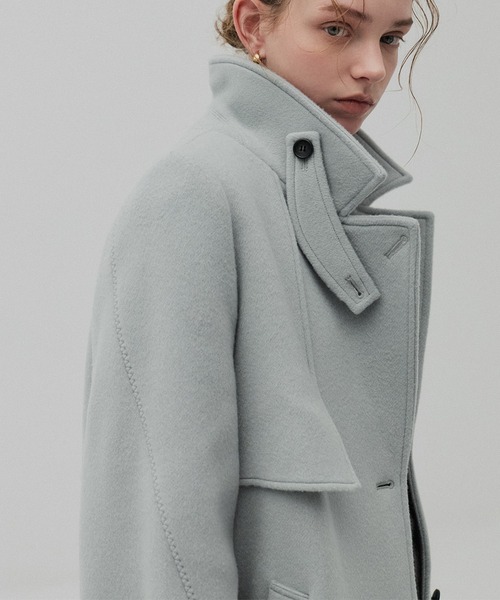 残りわずか・再入荷なし】SUPER140×ファインメリノ＊アシメオーバー