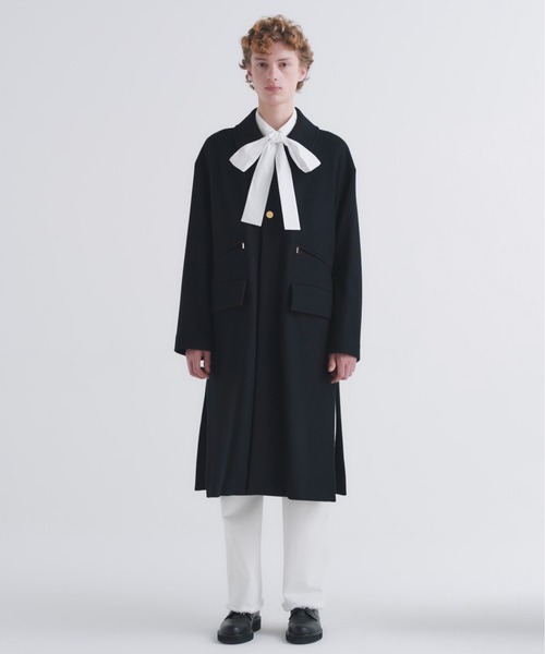 CULLNI（クルニ）の「24-AW-039 / Wool Melton Double Pocket Long