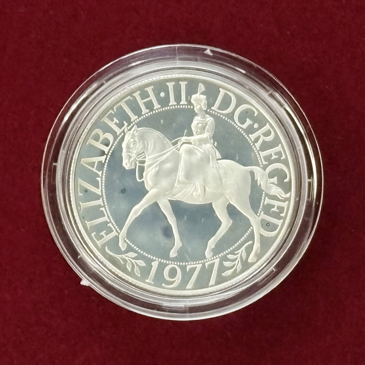 イギリス】25ペンス 銀貨 プルーフ 1977［B-0000298］ – ワールド